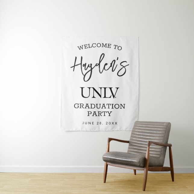 University of Nevada | Las Vegas UNLV Wordmark Tapestry (In Situ)