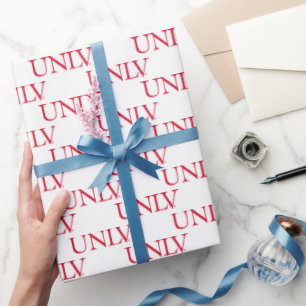 University of Nevada   Las Vegas UNLV Wordmark Wrapping Paper