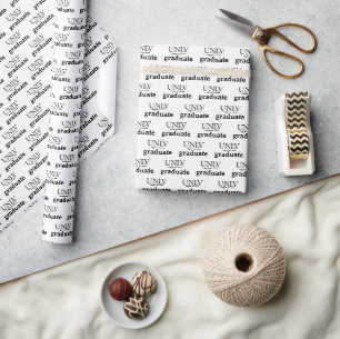 University of Nevada   Las Vegas UNLV Wordmark Wrapping Paper