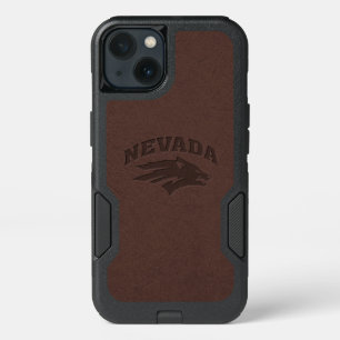 University of Nevada Leather iPhone 13 Case