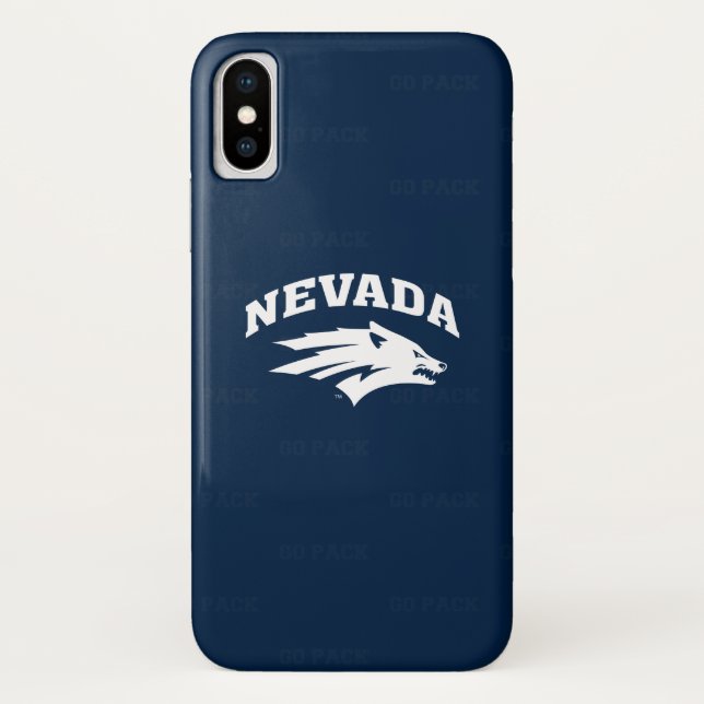University of Nevada Logo Watermark Case-Mate iPhone Case (Back)