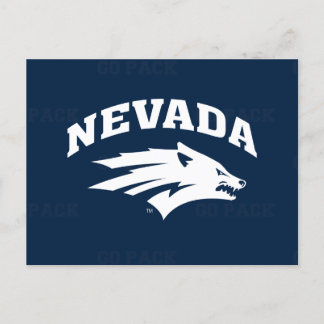 University of Nevada Logo Watermark Invitation Postcard