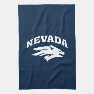 University of Nevada Logo Watermark Kitchen Towel