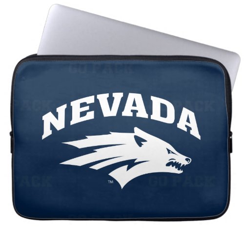 University of Nevada Logo Watermark Laptop Sleeve