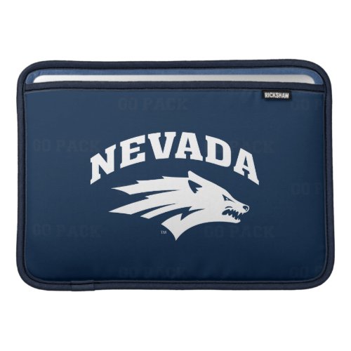 University of Nevada Logo Watermark MacBook Air Sleeve