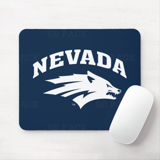 University of Nevada Logo Watermark Mouse Pad (With Mouse)