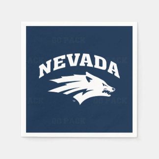 University of Nevada Logo Watermark Napkins