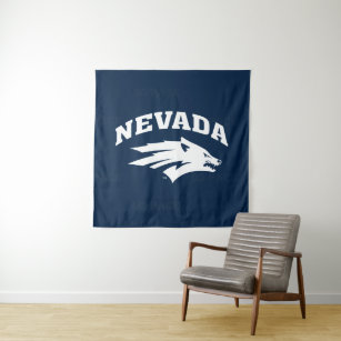 University of Nevada Logo Watermark Tapestry