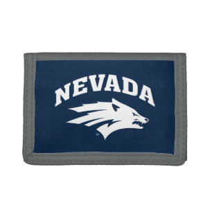 University of Nevada Logo Watermark Tri-fold Wallet