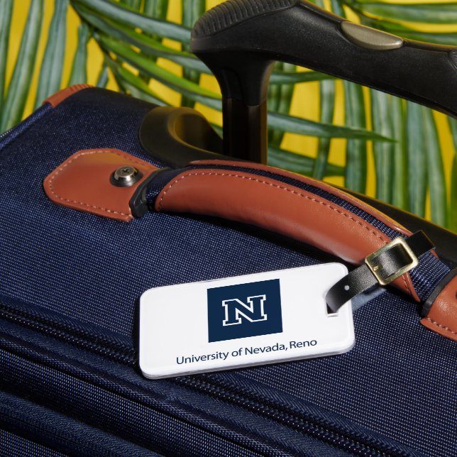 University of Nevada Luggage Tag (Front Insitu 3)