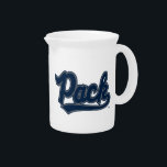 University of Nevada Pack Beverage Pitcher<br><div class="desc">Check out these Nevada Wolf Pack designs! Show off your Silver and Blue pride with these new University products. These make the perfect gifts for the Nevada student, alumni, family, friend or fan in your life. All of these Zazzle products are customizable with your name, class year, or club. Go...</div>