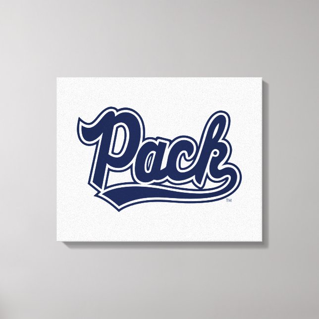 University of Nevada Pack Canvas Print (Front)