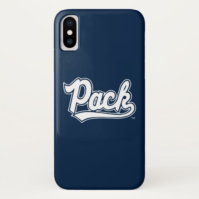 University of Nevada Pack Case-Mate iPhone Case (Back)