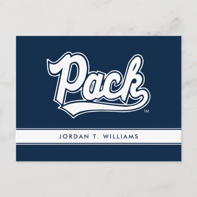 University of Nevada Pack Invitation Postcard (Front)