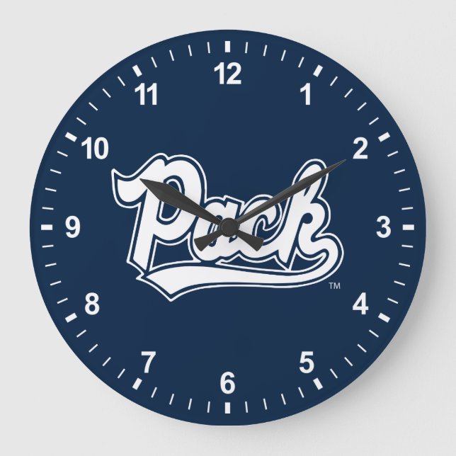 University of Nevada Pack Large Clock (Front)