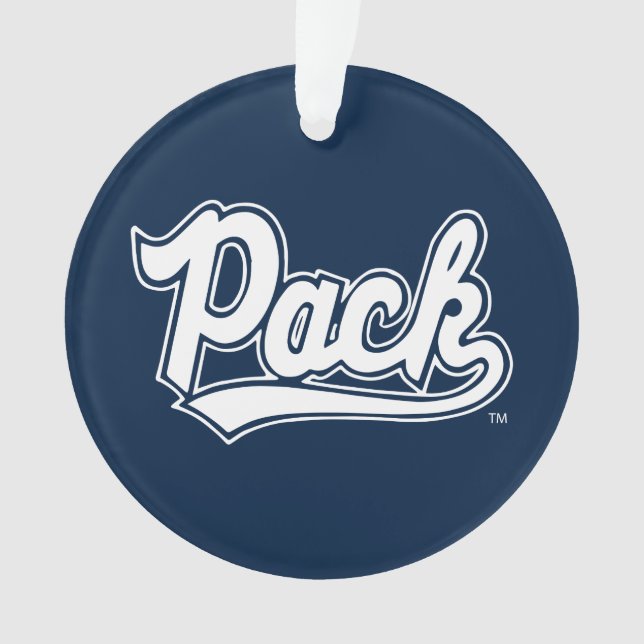 University of Nevada Pack Ornament (Front)