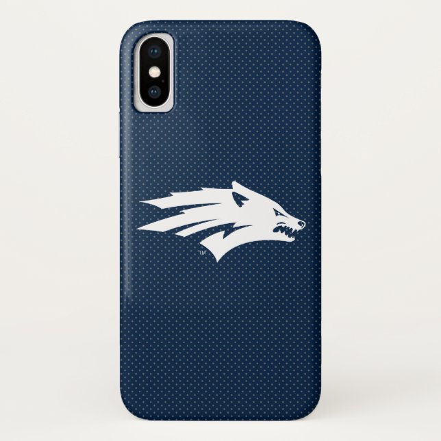 University of Nevada Polka Dot Pattern Case-Mate iPhone Case (Back)