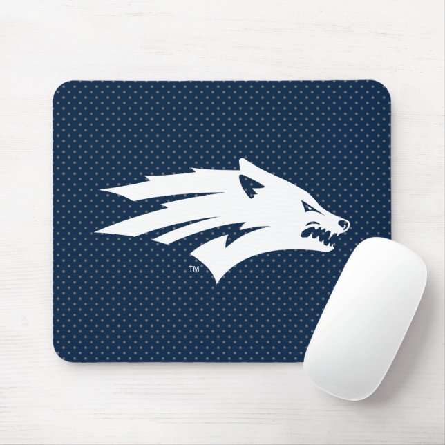 University of Nevada Polka Dot Pattern Mouse Pad (With Mouse)