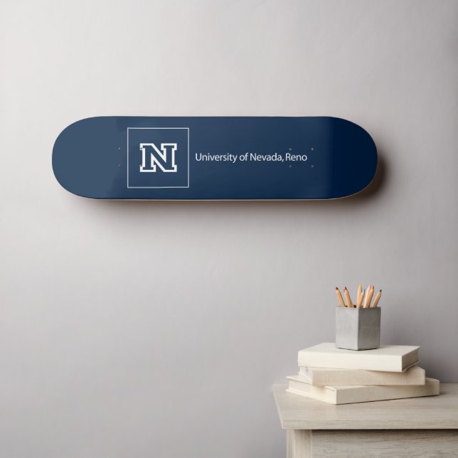 University of Nevada Skateboard (Wall Art (Horz))