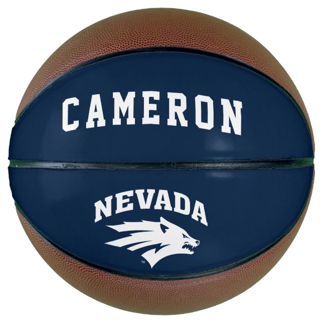 University of Nevada Sport Wolf Logo Basketball (Front)