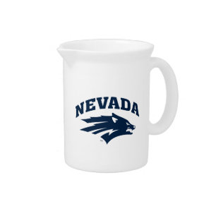 University of Nevada Sport Wolf Logo Beverage Pitcher