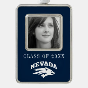 University of Nevada Sport Wolf Logo Christmas Ornament