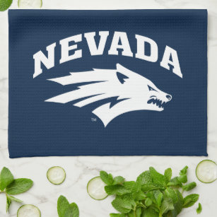 University of Nevada Sport Wolf Logo Kitchen Towel