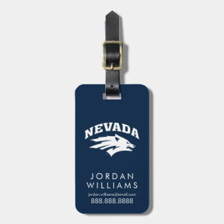 University of Nevada Sport Wolf Logo Luggage Tag