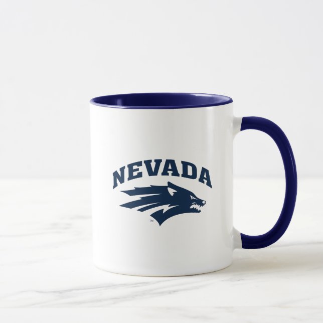 University of Nevada Sport Wolf Logo Mug (Right)