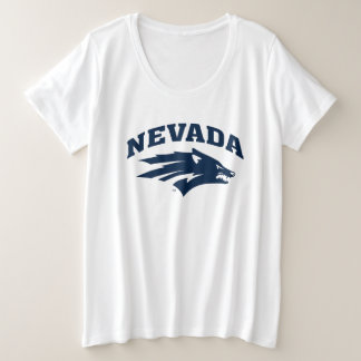 University of Nevada Sport Wolf Logo Plus Size T-Shirt