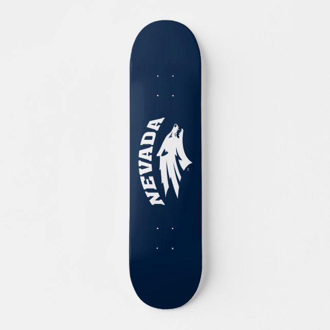 University of Nevada Sport Wolf Logo Skateboard (Front)