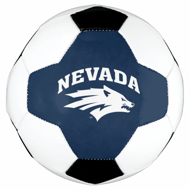 University of Nevada Sport Wolf Logo Soccer Ball (Front)