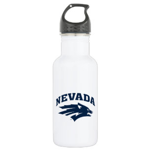 University of Nevada Sport Wolf Logo Stainless Steel Water Bottle
