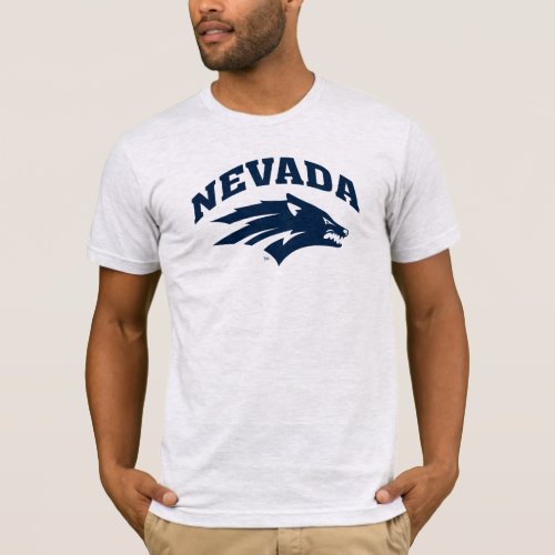 University of Nevada Sport Wolf Logo T_Shirt