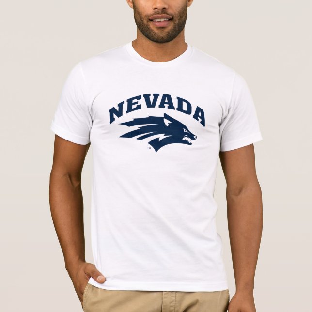 University of Nevada Sport Wolf Logo T-Shirt (Front)