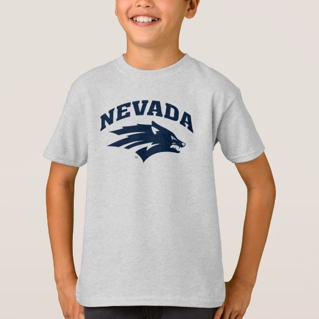 University of Nevada Sport Wolf Logo T-Shirt (Front)
