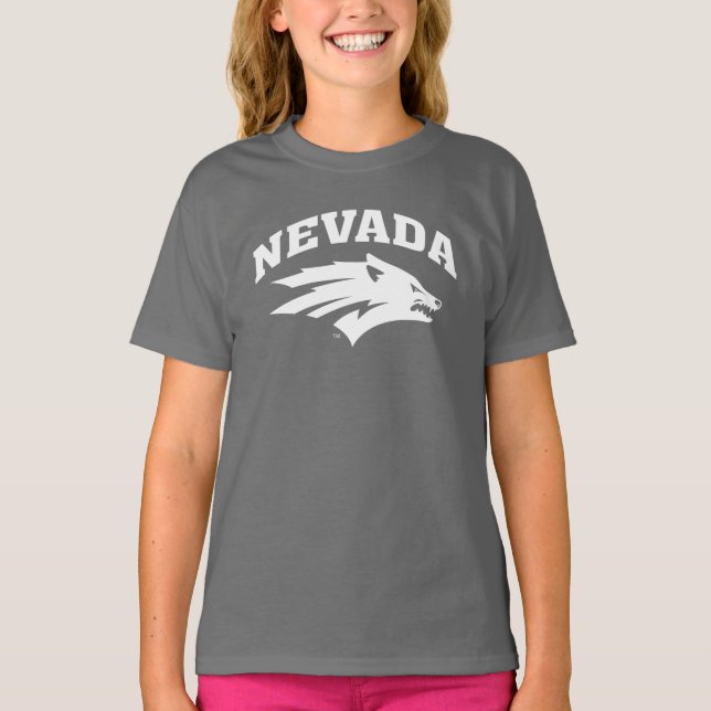 University of Nevada Sport Wolf Logo T-Shirt (Front)