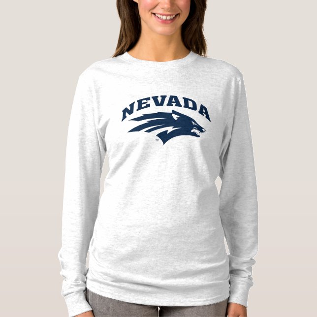 University of Nevada Sport Wolf Logo T-Shirt (Front)