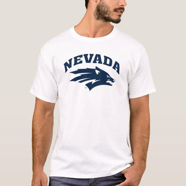 University of Nevada Sport Wolf Logo T-Shirt (Front)