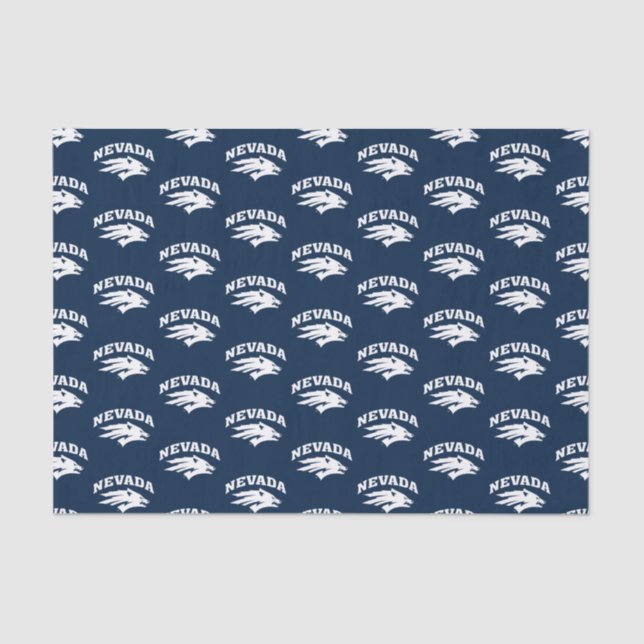 University of Nevada Sport Wolf Logo Tissue Paper (Front)