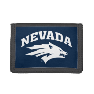 University of Nevada Sport Wolf Logo Trifold Wallet