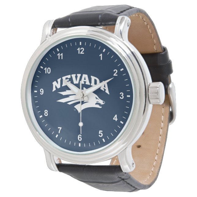 University of Nevada Sport Wolf Logo Watch (Angled)