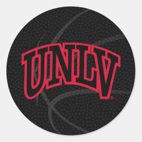 University of Nevada State Basketball Classic Round Sticker