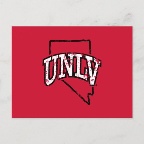 University of Nevada State Love Invitation Postcard