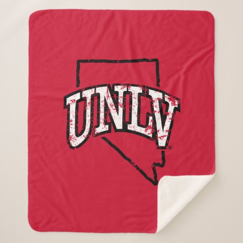 University of Nevada State Love Sherpa Blanket