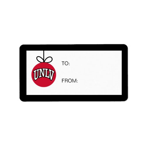 University of Nevada State Ornament Label