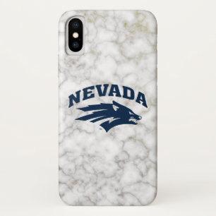 University of Nevada White Marble iPhone X Case