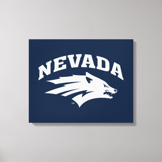 University of Nevada Wolf Canvas Print (Front)