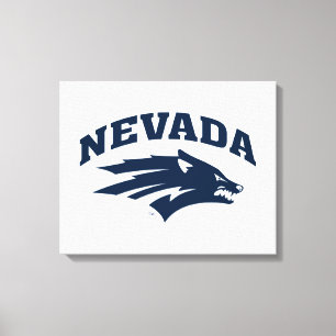 University of Nevada Wolf Canvas Print