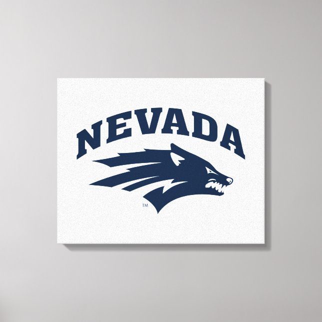 University of Nevada Wolf Canvas Print (Front)